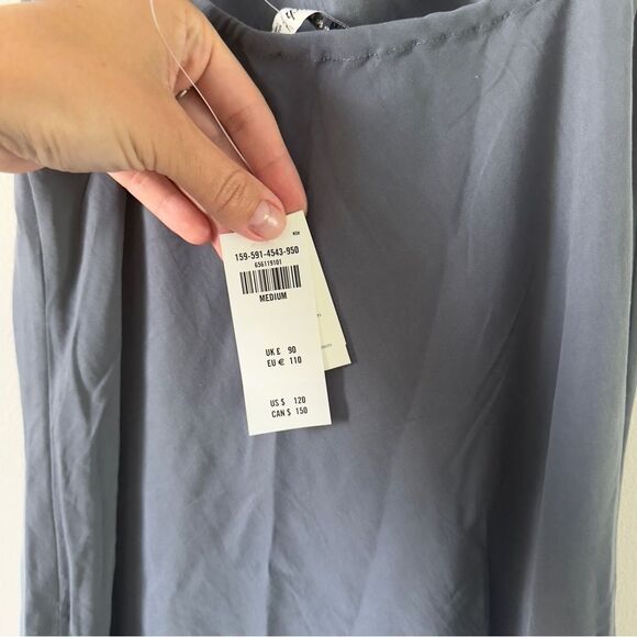⭕️ Abercrombie & Fitch Maxi Dress Grey - Picture 5 of 6